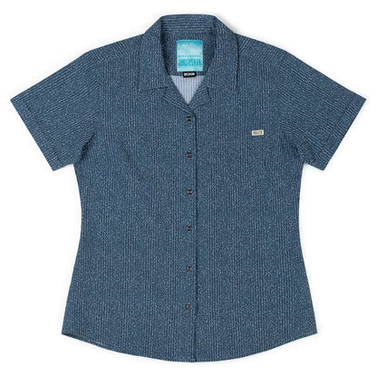 RSVLTS RSVLTS Women's Short Sleeve Shirt Static – Women's Stretch Seersucker Short Sleeve Shirt Static – Women's Stretch Seersucker Short Sleeve Shirt