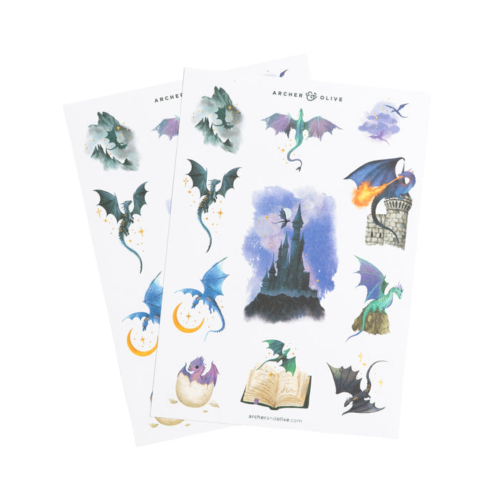 Stickers: Dragon Spire - Archer and Olive