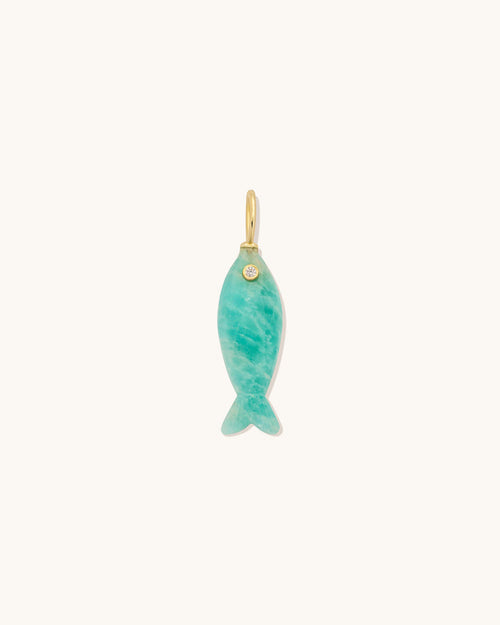 Stone Fish Pendant