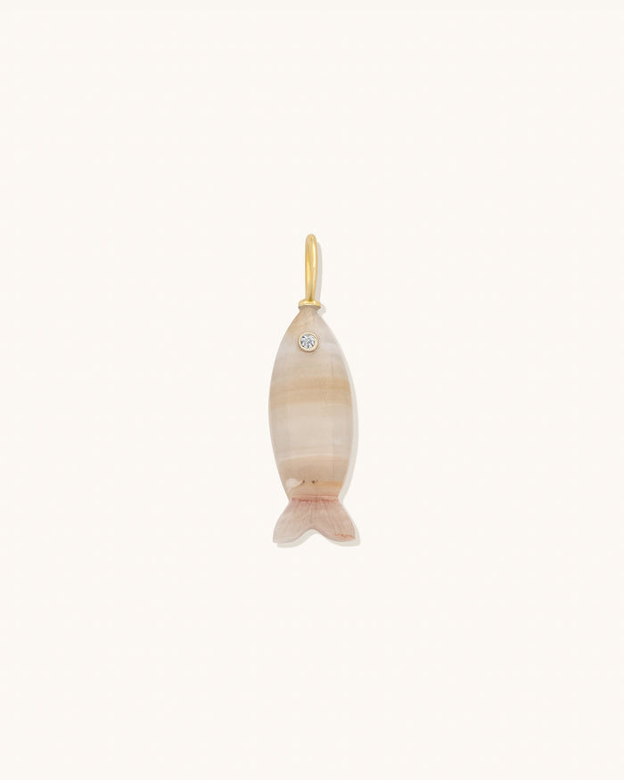 Stone Fish Pendant