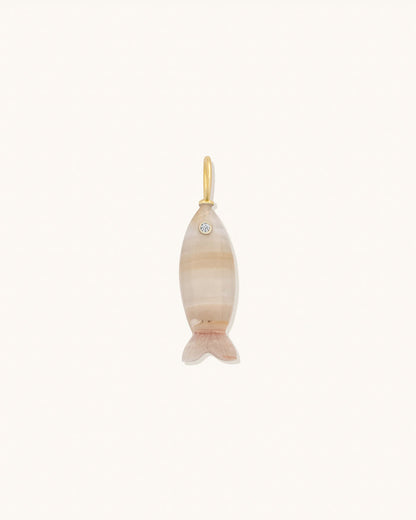 Stone Fish Pendant