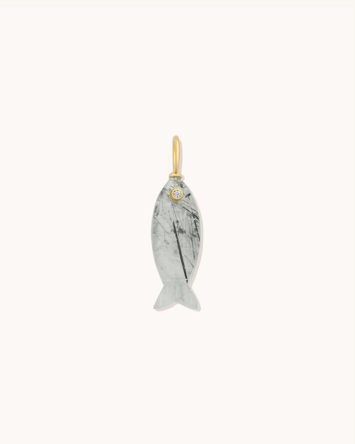 Stone Fish Pendant