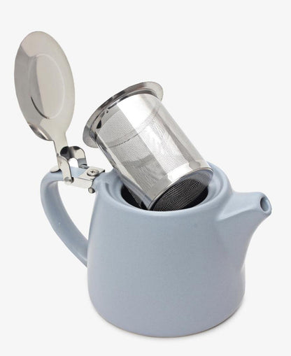 Stoneware Stackable Teapot Infuser - Grey