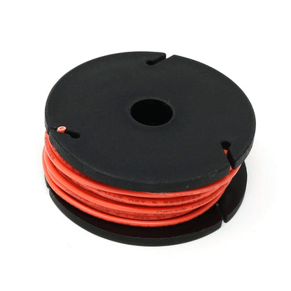 Stranded-Core Wire Spool - 25ft - 22AWG - Orange by The Pi Hut - The Pi Hut