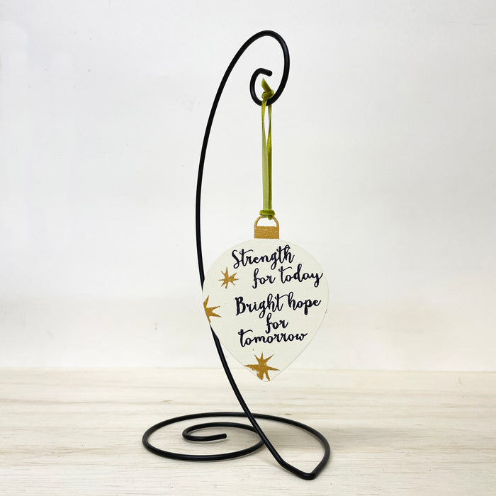 Strength For Today, Hope For Tomorrow Ornament