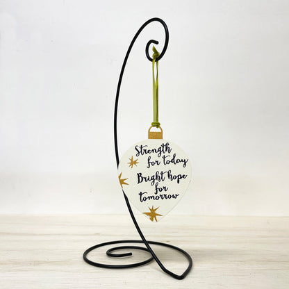 Strength For Today, Hope For Tomorrow Ornament