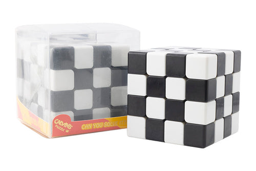 Sudoku Cube 4x4 (2-Color) - Black (White)
