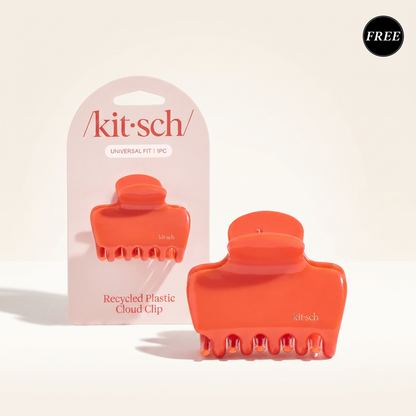 Kitsch Cherry Cloud Claw Clip in medium size, included free with Summer Welcome Kit purchase