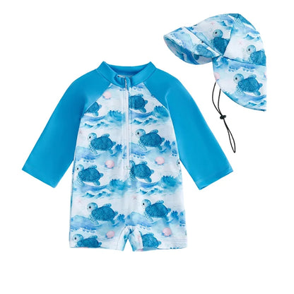 SUNNY DAYS Swimsuit with Sun Hat