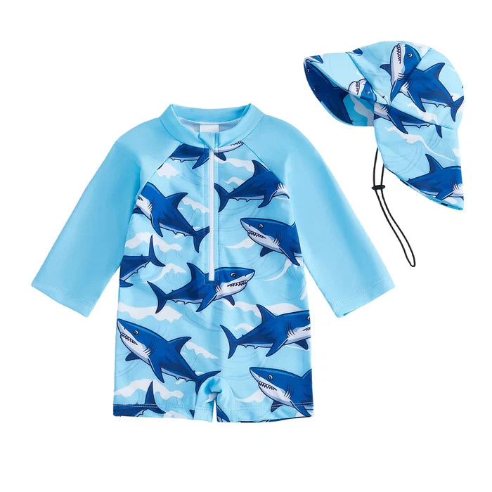 SUNNY DAYS Swimsuit with Sun Hat