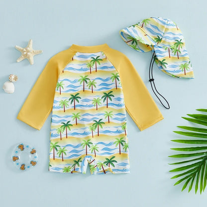 SUNNY DAYS Swimsuit with Sun Hat