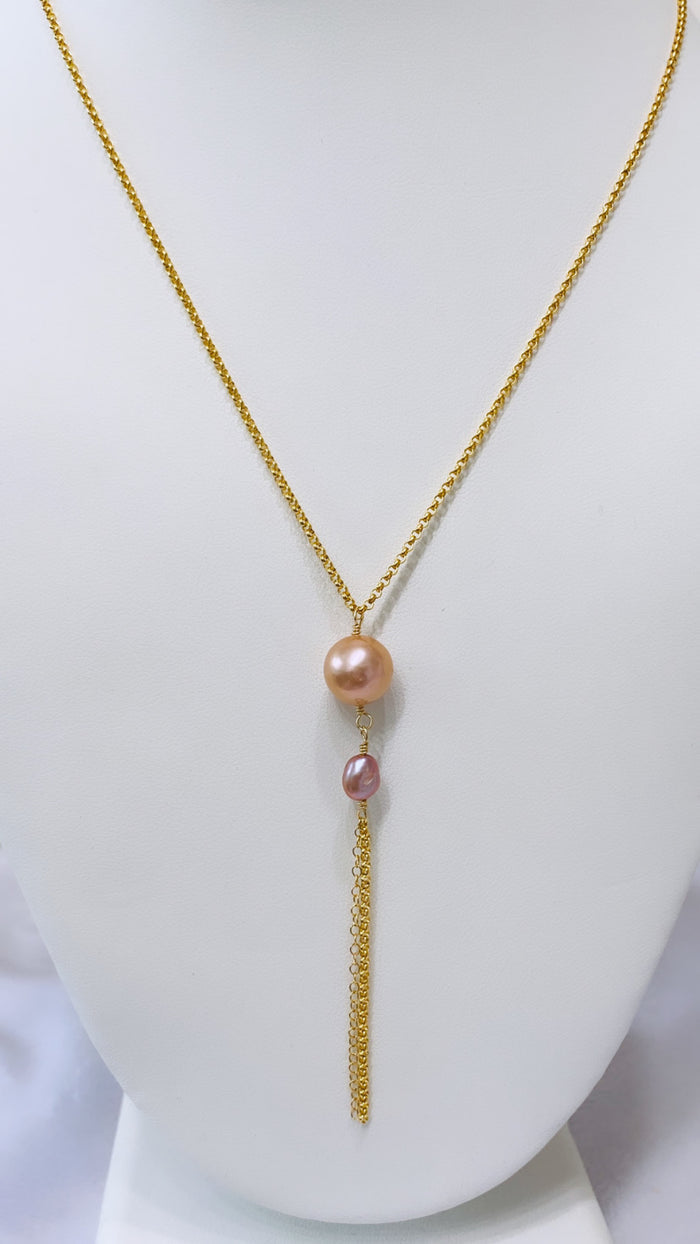 SWAY lariat - Edison Pearl