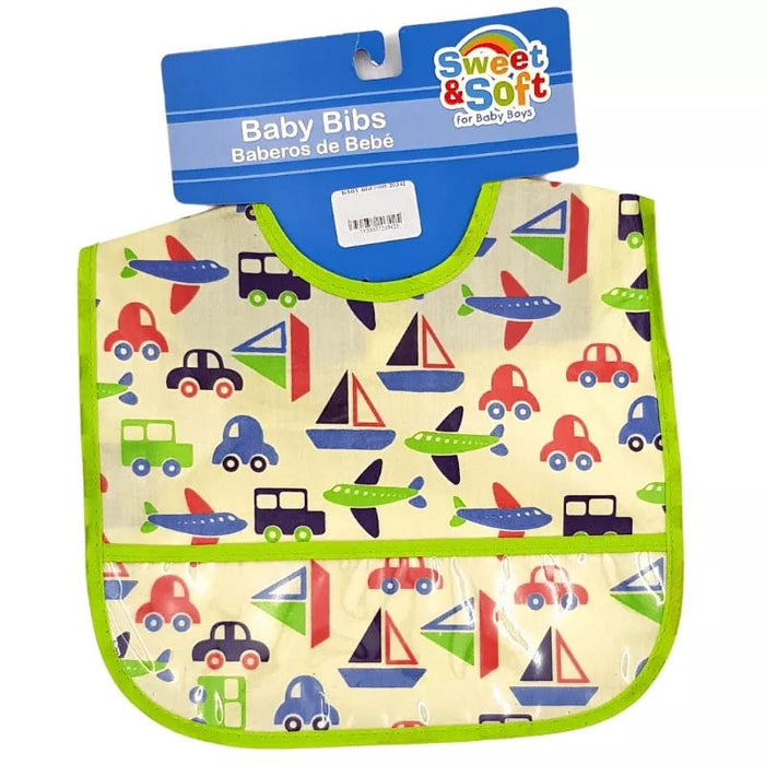 Sweet & Soft Baby Bib for Girls - 7450037628013 Pie's Variety Store