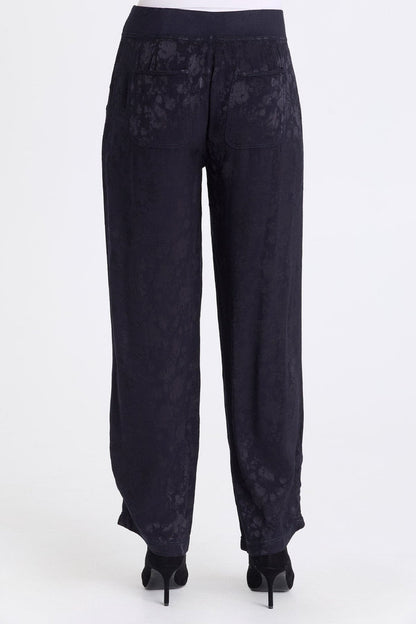 XCVI Tarquin Textured Satin Pleated Pant