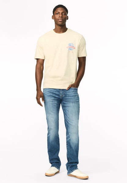 Taverno Men's Buffalo Football Club Graphic Tee, Milk - BM24984