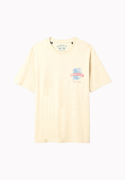 Taverno Men's Buffalo Football Club Graphic Tee, Milk - BM24984