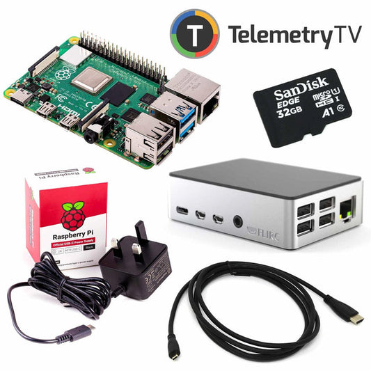 TelemetryTV Digital Signage Raspberry Pi 4 Kit [Discontinued] by TelemetryTV - The Pi Hut