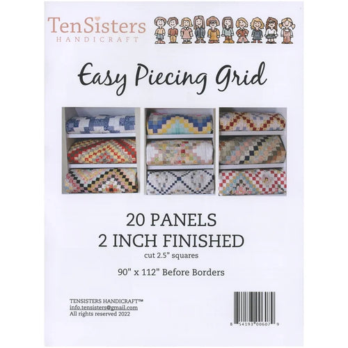 Ten Sisters 20 Panel EasyPiecing Grid 2 Inch