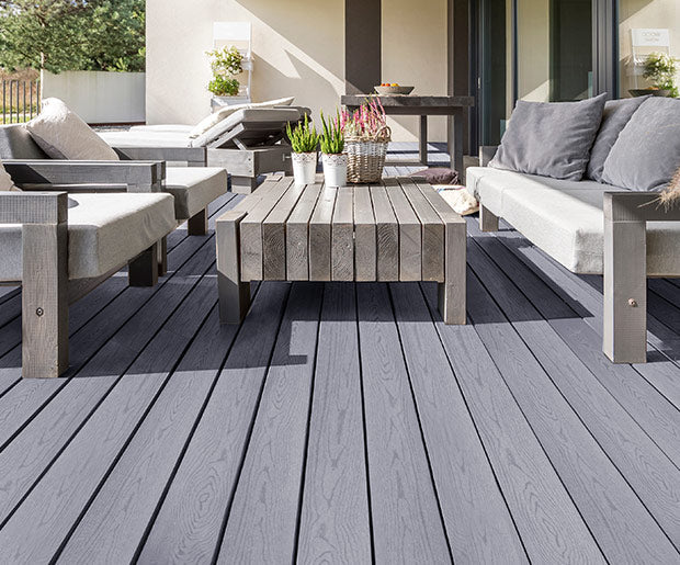 TERANNA EVERSHIELD DECK SILVER GREY 3.6M X 135MM