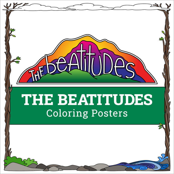 The Beatitudes Coloring Posters