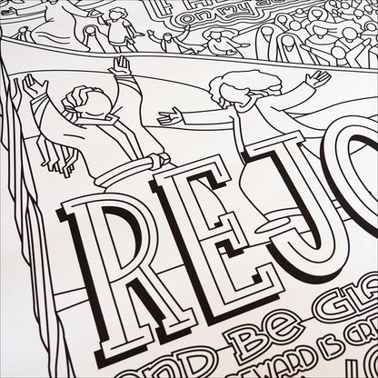 The Beatitudes Coloring Posters