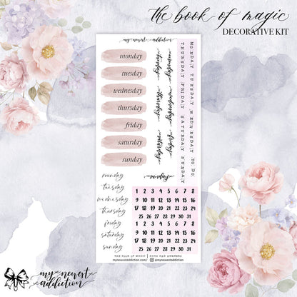 Days and Numbers (NOT FOILED) / Premium Matte