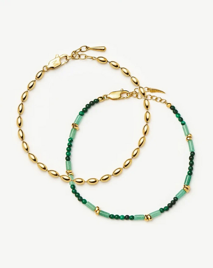 The Destination Bracelet Set | 18k Gold plated Bracelets Missoma