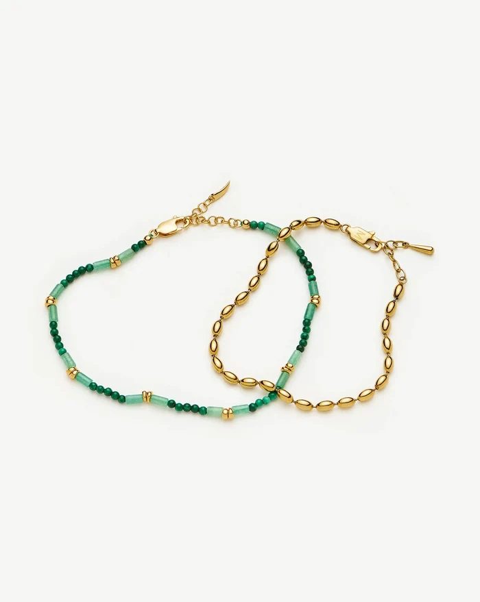 The Destination Bracelet Set | 18k Gold plated Bracelets Missoma
