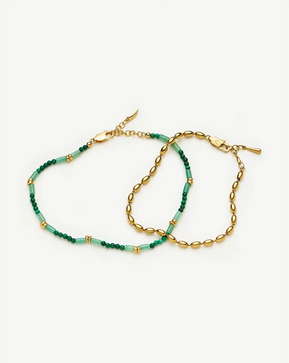 The Destination Bracelet Set | 18k Gold plated Bracelets Missoma