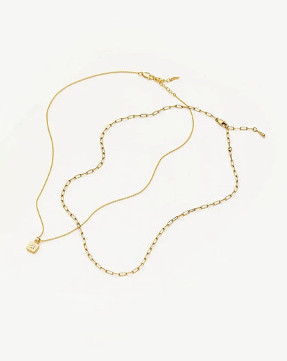 The Effortless Necklace Set | 18k Gold Plated Necklaces Missoma