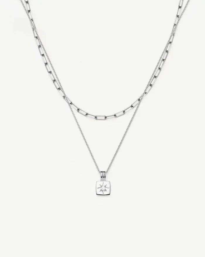 The Effortless Necklace Set | Platinum Plated Necklaces Missoma