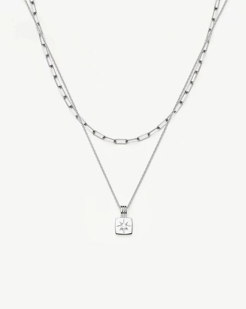 The Effortless Necklace Set | Platinum Plated Necklaces Missoma