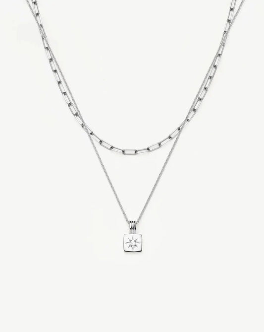 The Effortless Necklace Set | Platinum Plated Necklaces Missoma