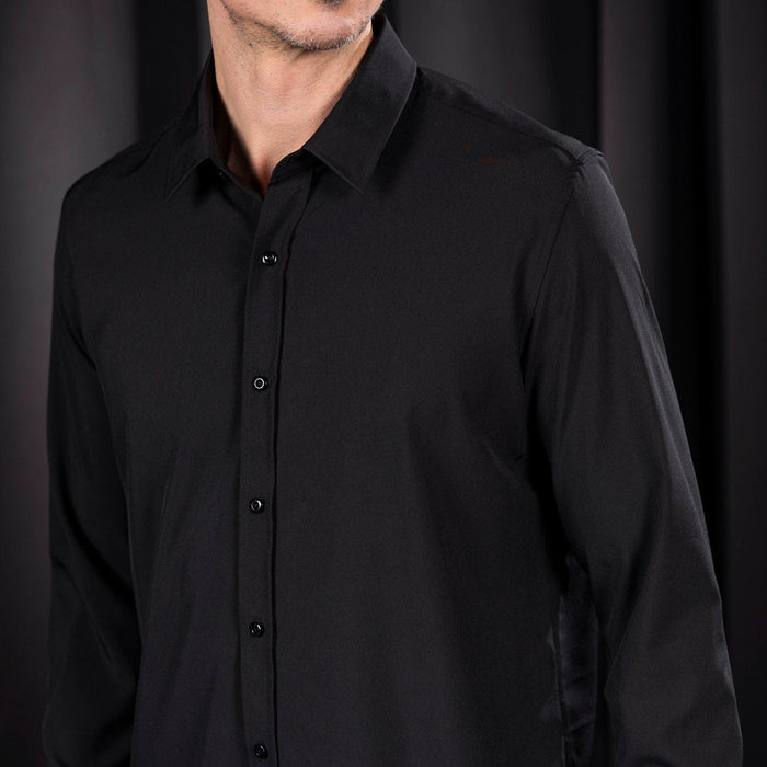 RSVLTS RSVLTS Long Sleeve Shirt The Gatsby Collection 2025 "Black" – Good Looks KUNUFLEX Dress Shirt The Gatsby Collection 2025 "Black" – Good Looks KUNUFLEX Dress Shirt