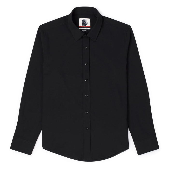 RSVLTS XS RSVLTS Long Sleeve Shirt The Gatsby Collection 2025 "Black" – Good Looks KUNUFLEX Dress Shirt The Gatsby Collection 2025 "Black" – Good Looks KUNUFLEX Dress Shirt