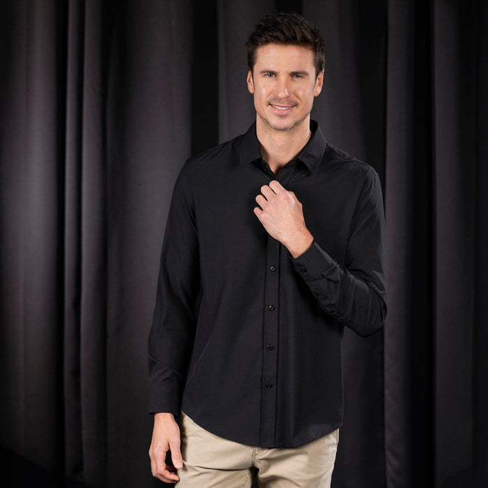 RSVLTS RSVLTS Long Sleeve Shirt The Gatsby Collection 2025 "Black" – Good Looks KUNUFLEX Dress Shirt The Gatsby Collection 2025 "Black" – Good Looks KUNUFLEX Dress Shirt