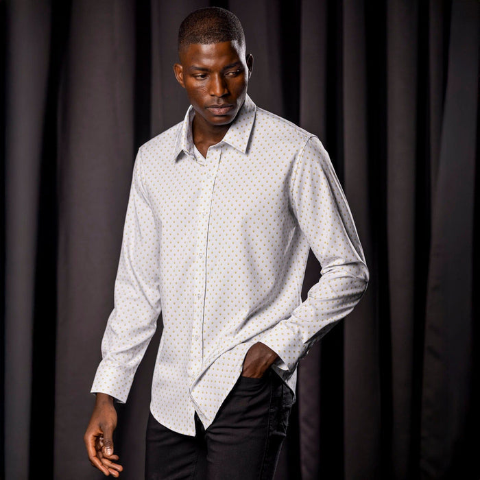RSVLTS RSVLTS Long Sleeve Shirt The Gatsby Collection 2025 "Bee’s Knees" – Good Looks KUNUFLEX Dress Shirt The Gatsby Collection 2025 "Bee’s Knees" – Good Looks KUNUFLEX Dress Shirt