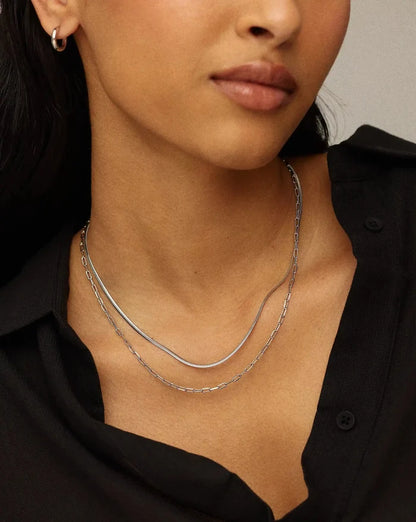 The Go-To Necklace Set | Platinum Plated Necklaces Missoma