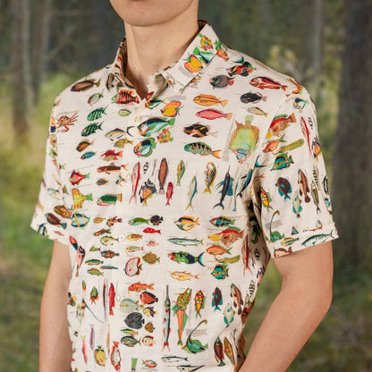 RSVLTS RSVLTS Bamboo Short Sleeve Shirt The Great Outdoors "Fantastical Fish" – Bamboo Short Sleeve Shirt The Great Outdoors "Fantastical Fish" – Bamboo Short Sleeve Shirt