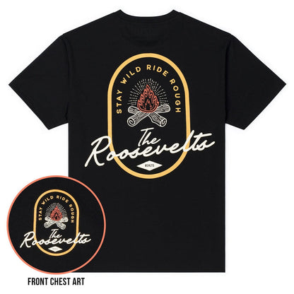 RSVLTS RSVLTS Crewneck T-shirt The Great Outdoors "Stay Wild Campfire" – Crewneck Tee The Great Outdoors "Stay Wild Campfire" – Crewneck Tee