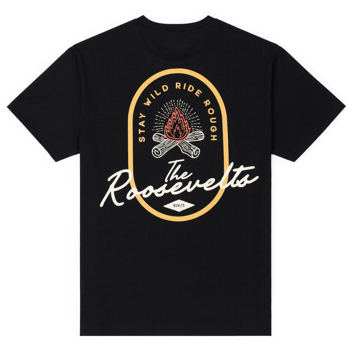 RSVLTS RSVLTS Crewneck T-shirt The Great Outdoors "Stay Wild Campfire" – Crewneck Tee The Great Outdoors "Stay Wild Campfire" – Crewneck Tee