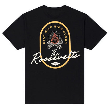 RSVLTS RSVLTS Crewneck T-shirt The Great Outdoors "Stay Wild Campfire" – Crewneck Tee The Great Outdoors "Stay Wild Campfire" – Crewneck Tee