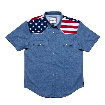 RSVLTS RSVLTS Roper Short Sleeve Shirt The Highway Man – Roper Short Sleeve Shirt (RETAIL EXCLUSIVE)