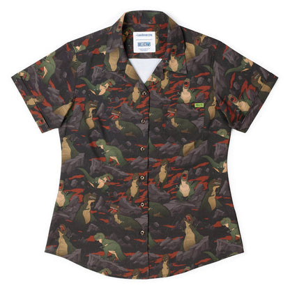RSVLTS XS The Land Before Time Women's Short Sleeve Shirt The Land Before Time "The Valley of Teeth" – Women's KUNUFLEX Short Sleeve Shirt The Land Before Time "The Valley of Teeth" – Women's KUNUFLEX Short Sleeve Shirt