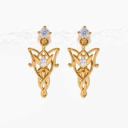 The Lord of the Rings Elven Dangle Earrings