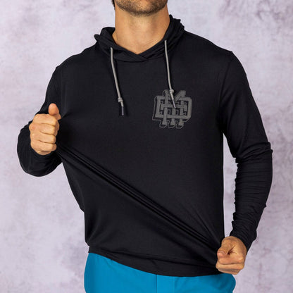 RSVLTS RSVLTS Performance Hoodie The Monogram (Black) – Performance Hoodie The Monogram (Black) – Performance Hoodie