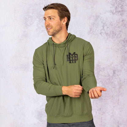 RSVLTS RSVLTS Performance Hoodie The Monogram (Surplus Olive) – Performance Hoodie The Monogram (Surplus Olive) – Performance Hoodie