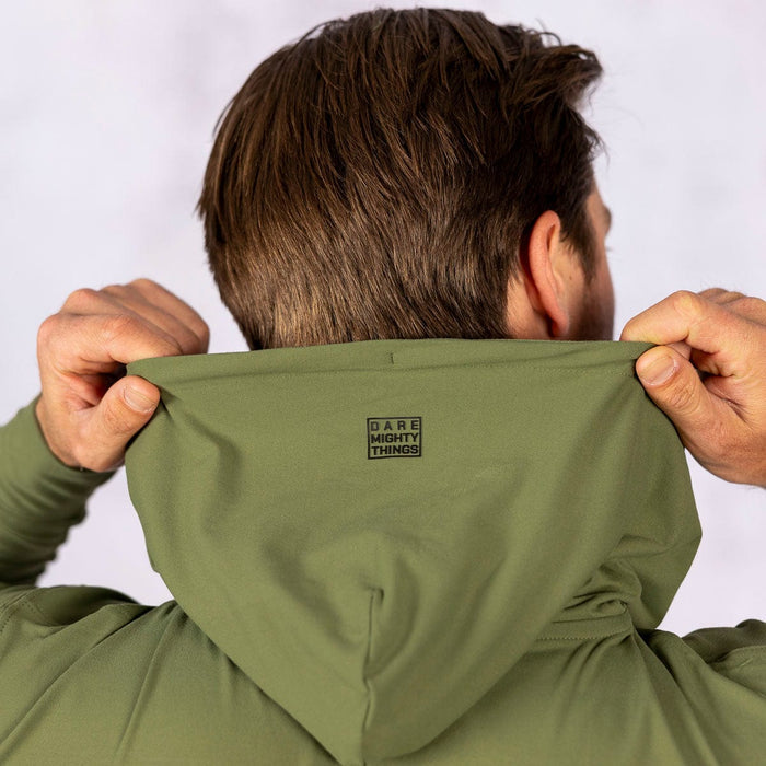 RSVLTS RSVLTS Performance Hoodie The Monogram (Surplus Olive) – Performance Hoodie The Monogram (Surplus Olive) – Performance Hoodie