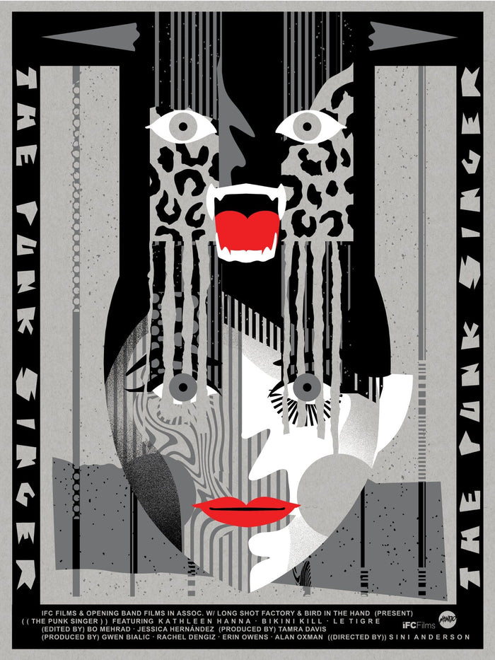 The Punk Singer (Silver Grey) Poster