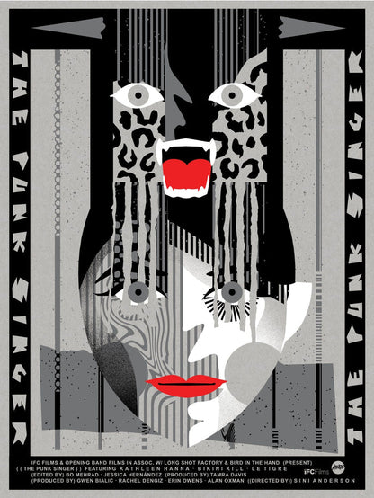 The Punk Singer (Silver Grey) Poster